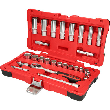 KS Tools 3/8Steckschlüssel-Satz, 27-tlg 951.0627