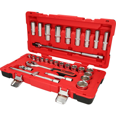 KS Tools 1/2Steckschlüssel-Satz, 30-tlg 951.0630