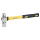 KS Tools Schlosserhammer m.Fiberglasstiel, 340g EDELSTAHL 964.2102