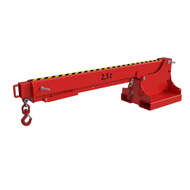 BAUER Teleskop-Lader KTH 2,5, lackiert, RAL 3000 Feuerrot 4430-02-0000-2