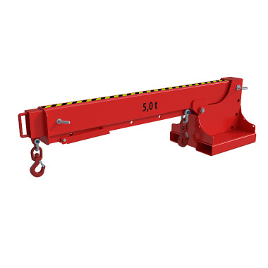 BAUER Teleskop-Lader KTH 5,0, lackiert, RAL 3000 Feuerrot 4430-03-0000-2