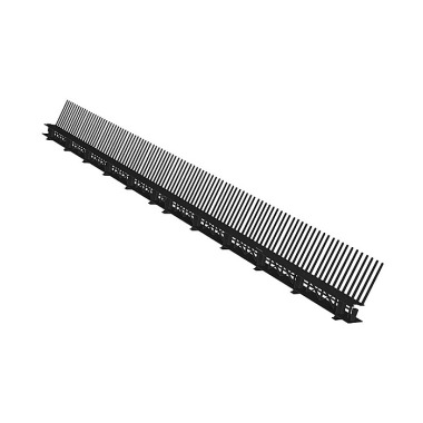 Eurotec Traufenlüftungselement schwarz - 85 mm x 1 m 954212