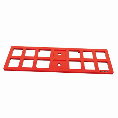 Eurotec Justierklotz XL rot (4.000 kg Tragfähigkeit) - 160 x 50 x 2 (L x B x H) 964583