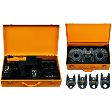 REMS Akku-Press 22V Set-P. M 15-54+ M15-22-28-35 + M42-54(PR-3S) 576024 R220G