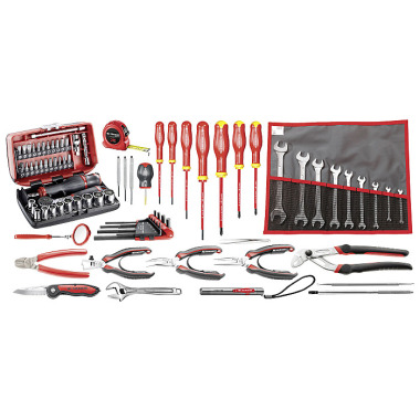 FACOM Set mit elektromechanischem Sortiment 80-tlg.  CM.EM40A