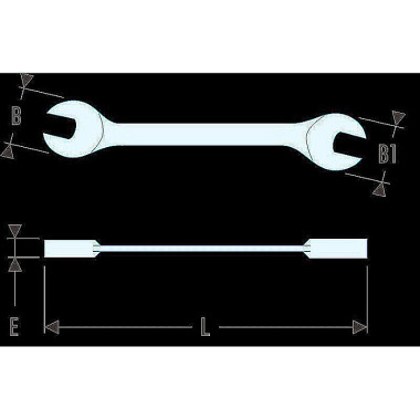 FACOM Maulschluessel ”Mikromechanik” 3,2x5,5mm 22.3.2X5.5