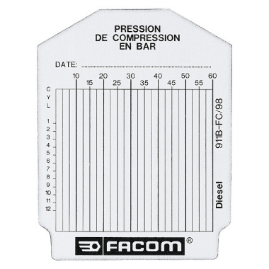 FACOM Diagrammscheiben fuer Dieselmotoren 911B.FC