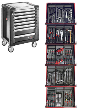 FACOM Werkstattwagen JET.8NM3A m. 15 Modulen JETCM175GBNL