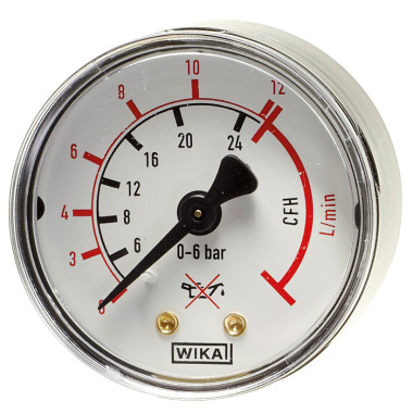 ELMAG Arbeitsdruckmanometer (Argon-CO2) 54134