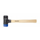 Wiha Schonhammer Safety weich/mittelweich mit Hickory-Holzstiel, Rund-Schlagkopf (26649) 30 mm