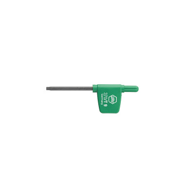 Wiha Stiftschlüssel mit Fähnchengriff TORX® schwarzoxidiert (03729) T10 x 40 mm