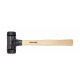 Wiha Schonhammer Safety mittelweich/mittelweich mit Hickory-Holzstiel, Rund-Schlagkopf (26509) 30 mm