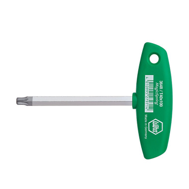 Wiha Stiftschlüssel mit Quergriff TORX® MagicSpring® mattverchromt (27968) T25 x 100 mm