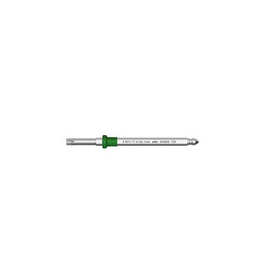 Wiha Wechselklinge TORX® für Drehmoment-Schraubendreher mit Schlüsselgriff (38806) T6 x 75 mm, 0,6 Nm