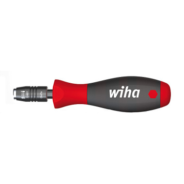 Wiha Schraubendreher mit Bithalter SoftFinish® CentroFix mechanisch verriegelbar 1/4 (40331) 149 mm