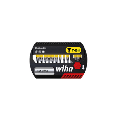 Wiha Bit Set FlipSelector Y-Bit 25 mm Phillips, Pozidriv, TORX® 13-teilig 1/4 (41827)