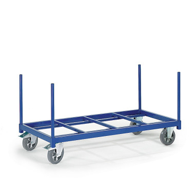 ROLLCART Rungenwagen offen, Ladefläche LxB: 1300x800 mm, Tragkraft: 1200 kg 02-1232