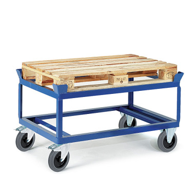 ROLLCART Paletten-Fahrgestelle, Ladefläche LxB: 1230x830 mm, Tragkraft: 1000 kg 10-4030