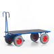 ROLLCART Handpritschenwagen ohne Bordwände, Ladefläche LxB: 1000x700 mm, Tragkraft: 700 kg 15-05102