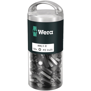 Wera 855/1 Z PZ 2 x 25 mm DIY-Box Pozidriv-Bit 05072444001