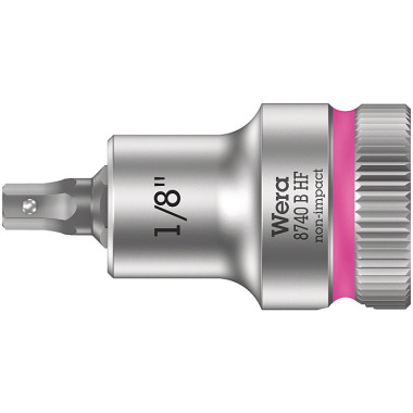 Wera 8740 B HF Hex-Plus 1/8" x 35 mm Zyklop Bit-Nuss mit 3/8"-Antrieb, Haltefunktion 05003080001