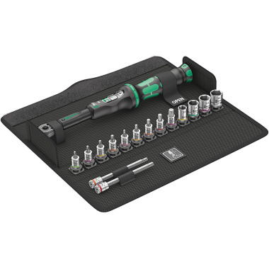 Wera Bicycle Set Torque 1 Click-Torque A5 in textiler Box mit Nüssen 05004180001