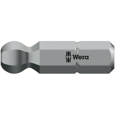 Wera 842/1 Z 4,0 x 25 mm Innensechskant-Bit mit Kugelkopf 05056354001