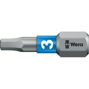 Wera 840/1 BTZ Hex-Plus 3,0 x 25 mm Innensechskant-Bit 05056683001