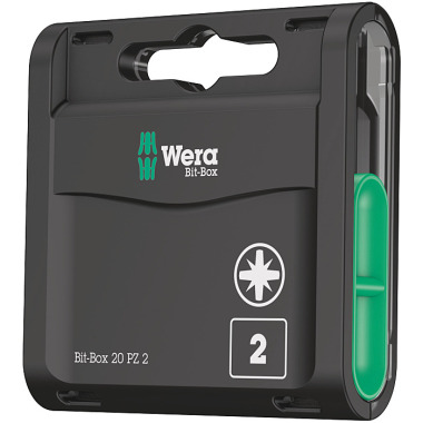 Wera Bit-Box 20 PZ 2 Pozidriv-Bits 05057760001