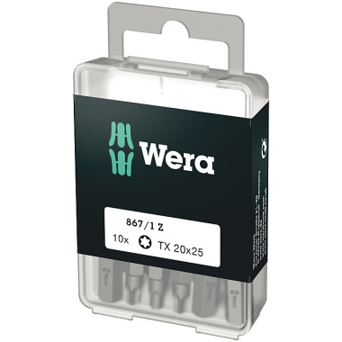 Wera 867/1 Z TORX 20 x 25 mm DIY-Box TORX-Bit 05072408001