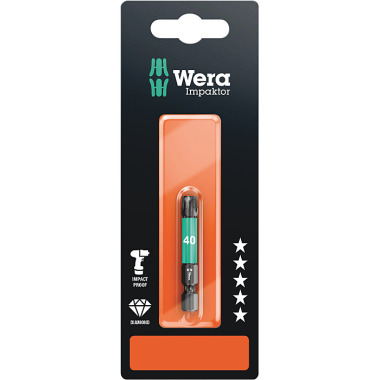 Wera 867/4 IMP DC TORX 40 x 50 mm SB TORX-Bit, Impaktor 05073967001