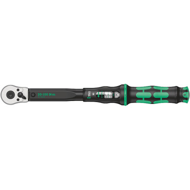 Wera Click-Torque B 2 Drehmomentschlüssel Drive 20 - 100 Nm 05075611001