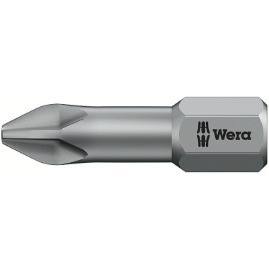 Wera 851/1 TZ PH 2 x 25 mm Phillips-Recess-Bit, Torsionsform 05056510001