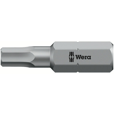 Wera 840/1 Z Hex-Plus 4,0 x 25 mm Innensechskant-Bit 05056320001