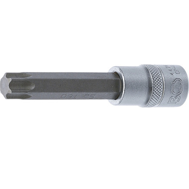 BGS Bit-Einsatz | Länge 100 mm | Antrieb Innenvierkant 12,5 mm (1/2?) | T-Profil (für Torx) T60 4476