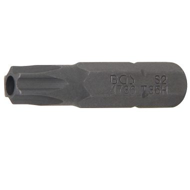 BGS Bit | Antrieb Außensechskant 6,3 mm (1/4?) | T-Profil (für Torx) mit Bohrung T35 4736