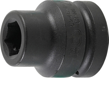 BGS Bit-Adapter | für Art. 5246 | Innenvierkant 25 mm (1?) - Innensechskant 22 mm 5246-1