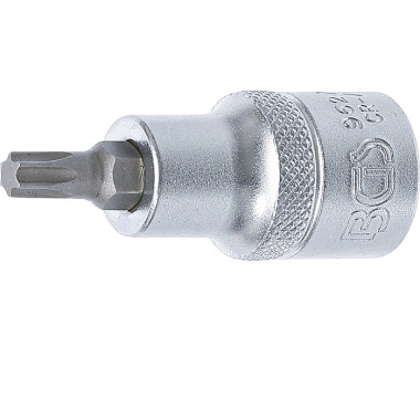 BGS Bit-Einsatz | Länge 55 mm | Antrieb Innenvierkant 12,5 mm (1/2?) | T-Profil (für Torx) T35 9627