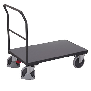 VARIOfit Schiebebügelwagen, RAL 7016 Außenmaße: 1.125 x 700 x 1.015 mm (B/T/H) sw-700.100/AG