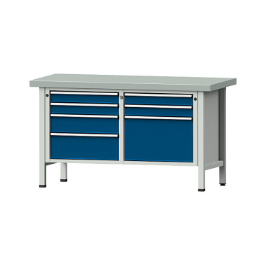 ANKE Kastenwerkbank Platte mit verzinktem Blechbelag (ZBP) 1500 x 700 x 850 mm 9.990.010.239