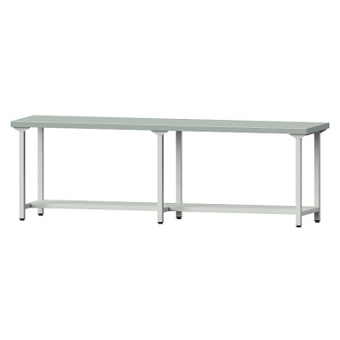 ANKE Arbeitstisch Platte mit verzinktem Blechbelag (ZBP) 2800 x 700 x 900 mm 9.991.153.607