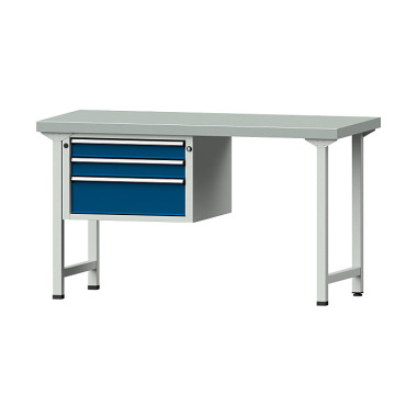 ANKE Kombiwerkbank Platte mit verzinktem Blechbelag (ZBP) 1500 x 700 x 850 mm 9.990.230.079