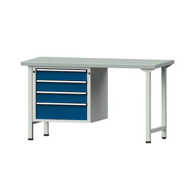 ANKE Kombiwerkbank Platte mit verzinktem Blechbelag (ZBP) 1500 x 700 x 840 mm 9.990.230.173