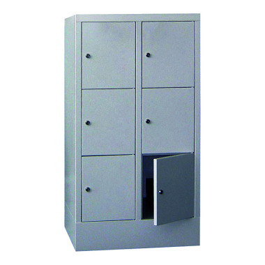 Pavoy Z-Schrank mit Sitzbank 2100/500/1200, 3 tlg., Drehr., Lüftungsschlitze, Buchenleisten 60263-612-122