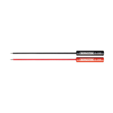 Bernstein Prüfspitzen Klinge 1mm (rot+schwarz) PAAR 2-265-VE