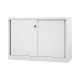 BISLEY Schiebetürenschrank ECO, 1 Fachboden, 2 OH, Farbe lichtgrau SD12081S645