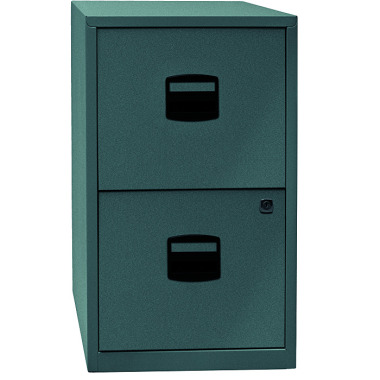 BISLEY Hängeregistraturschrank PFA, 2 HR-Schubladen, Farbe silber PFA2355