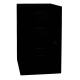 BISLEY Beistellschrank PFA, 2 Universalschubladen, 1 HR-Schublade, Farbe schwarz PFA3633