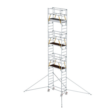 MUNK Rollgerüst SG 0,75 x 1,80 m mit Ausleger Plattformhöhe 7,55 m 154749