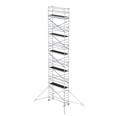 MUNK Rollgerüst 0,75 x 2,45 m mit Ausleger Plattformhöhe 10,35 m 155046